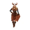 Déguisement De Femme Viking Avec Casque -Boutique De Carnaval D'Halloween Deguisement de femme viking avec casque