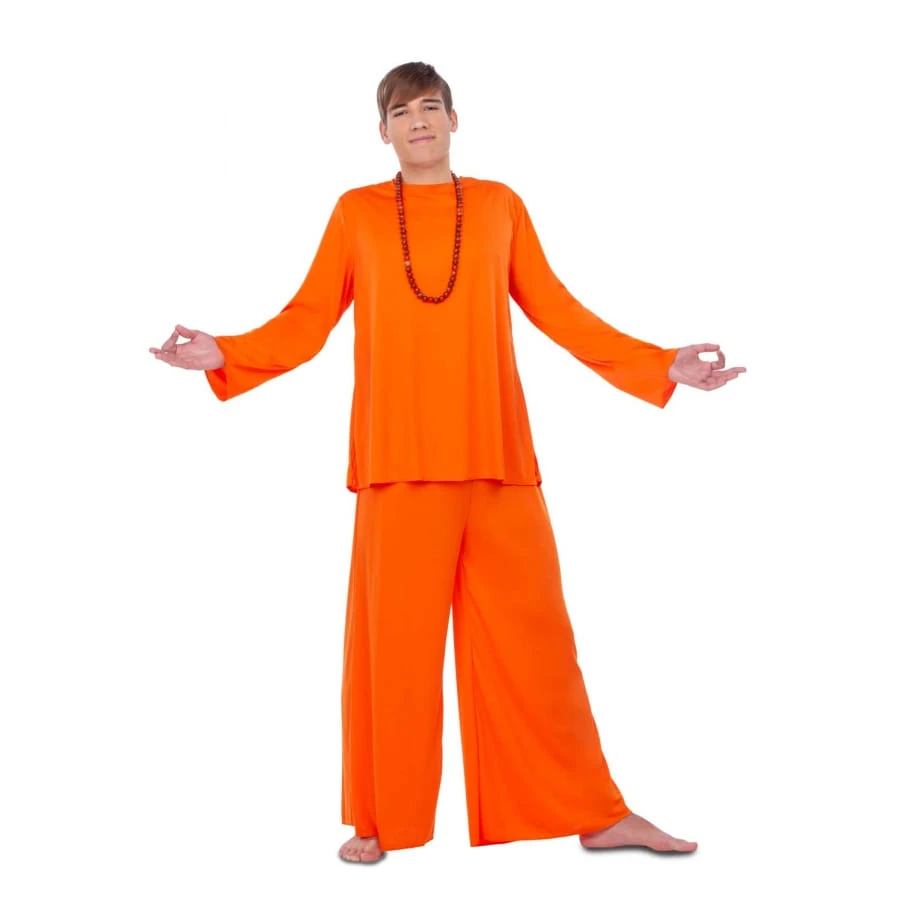 Déguisement De Gourou Orange Pour Homme 3 Déguisement De Gourou Orange Pour Homme