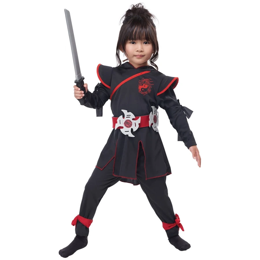 Déguisement De Guerrière Ninja Pour Fille 3 Déguisement De Guerrière Ninja Pour Fille