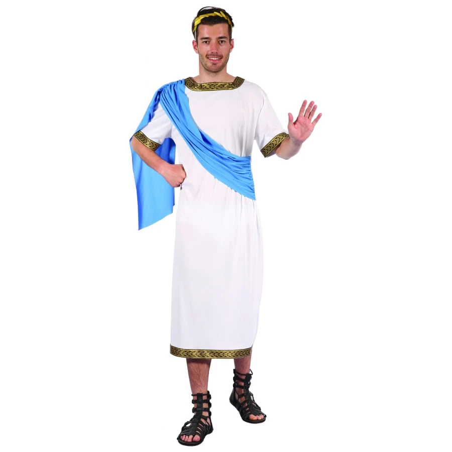 Déguisement De Jules César Avec Toge Bleue 6 Déguisement De Jules César Avec Toge Bleue – Image 4