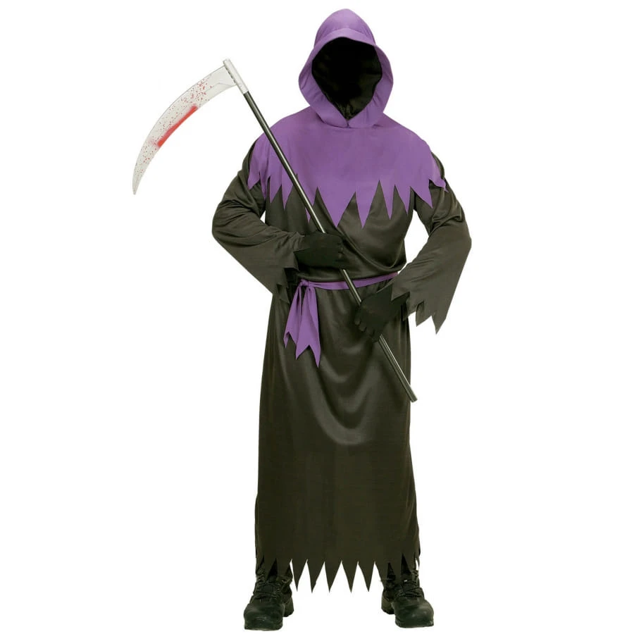 Déguisement De La Mort Violet Et Noir Pour Adulte 4 Déguisement De La Mort Violet Et Noir Pour Adulte – Image 2