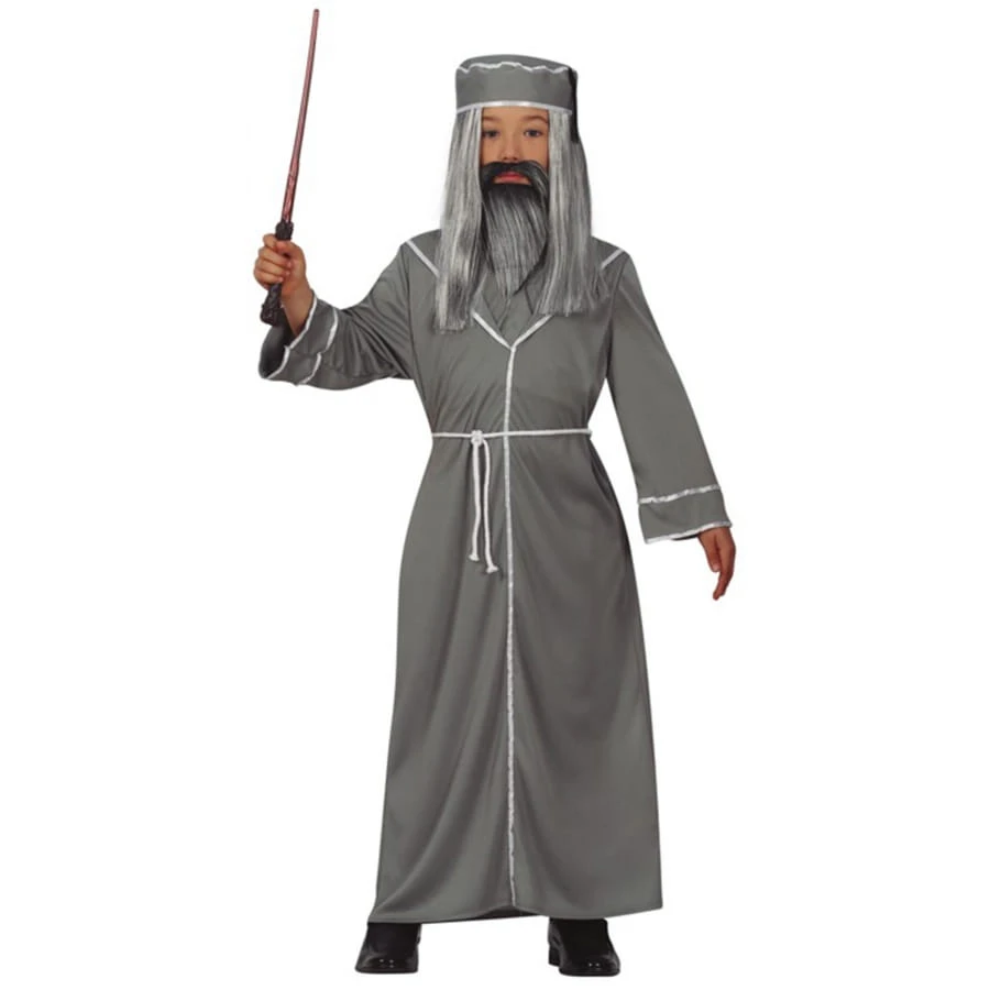 Déguisement De Mage Gris Pour Enfant 3 Déguisement De Mage Gris Pour Enfant