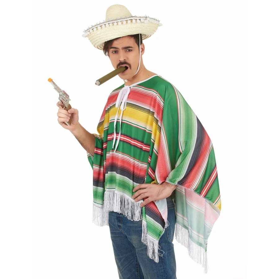 Déguisement De Mexicain Multicolore Pour Adulte 5 Déguisement De Mexicain Multicolore Pour Adulte – Image 3