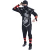 Déguisement De Ninja Dragon Noir Pour Adulte 1 Déguisement De Ninja Dragon Noir Pour Adulte -Boutique De Carnaval D'Halloween Deguisement de ninja dragon noir pour adulte