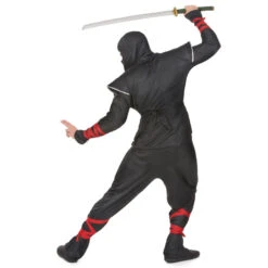 Déguisement De Ninja Dragon Noir Pour Adulte -Boutique De Carnaval D'Halloween Deguisement de ninja dragon noir pour adulte 14625