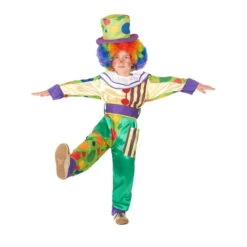 Déguisement De Petit Clown Multicolore à Motifs