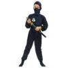 Déguisement De Petit Ninja Noir Uni -Boutique De Carnaval D'Halloween Deguisement de petit ninja noir uni