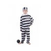 Déguisement De Petit Prisonnier Rayé Noir Et Blanc 2 Déguisement De Petit Prisonnier Rayé Noir Et Blanc -Boutique De Carnaval D'Halloween Deguisement de petit prisonnier raye noir et blanc