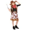 Déguisement De Petite Cowgirl Imprimé Vachette