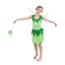 Déguisement De Petite Fée Verte -Boutique De Carnaval D'Halloween Deguisement de petite fee verte 14746