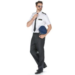 Déguisement De Pilote De Ligne Pour Adulte -Boutique De Carnaval D'Halloween Deguisement de pilote de ligne pour adulte 21387
