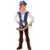 Déguisement De Pirate Blanc Et Bleu Pour Enfant 2 Déguisement De Pirate Blanc Et Bleu Pour Enfant -Boutique De Carnaval D'Halloween Deguisement de pirate blanc et bleu pour enfant