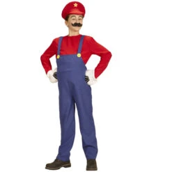 Déguisement De Plombier En Salopette Pour Enfant -Boutique De Carnaval D'Halloween Deguisement de plombier en salopette pour enfant 51281