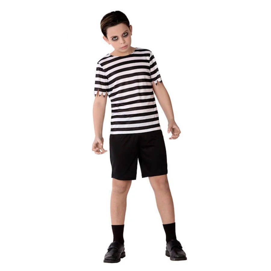 Déguisement De Pugsley Pour Enfant, Famille Addams 3 Déguisement De Pugsley Pour Enfant, Famille Addams