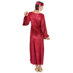 Déguisement De Reine Médiévale Imitation Velours -Boutique De Carnaval D'Halloween Deguisement de reine medievale imitation velours 12248