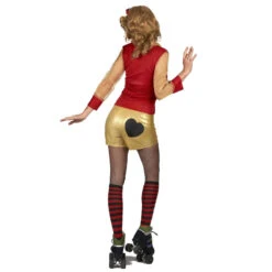 Déguisement De Roller Girl Rouge Et Or 9 Déguisement De Roller Girl Rouge Et Or -Boutique De Carnaval D'Halloween Deguisement de roller girl rouge et or 36197