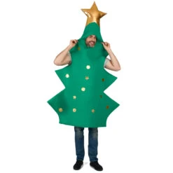 Déguisement De Sapin De Noël En Relief -Boutique De Carnaval D'Halloween Deguisement de sapin de noel en relief 38755