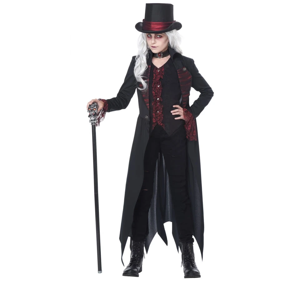 Déguisement De Vampire Noir Pour Fille 3 Déguisement De Vampire Noir Pour Fille