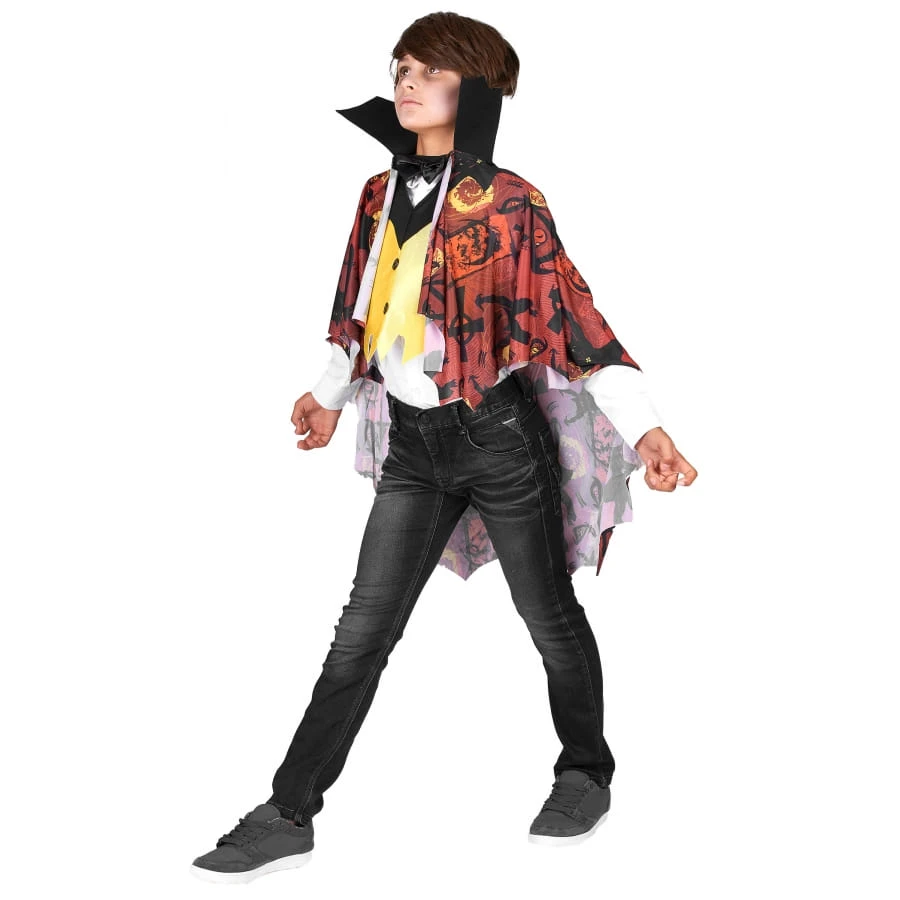 Déguisement De Vampire Pour Enfant, Avec Cape 5 Déguisement De Vampire Pour Enfant, Avec Cape – Image 3