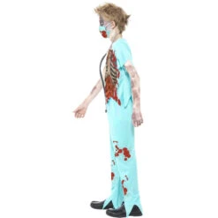 Déguisement De Zombie Chirurgien Pour Enfant -Boutique De Carnaval D'Halloween Deguisement de zombie chirurgien pour enfant 2