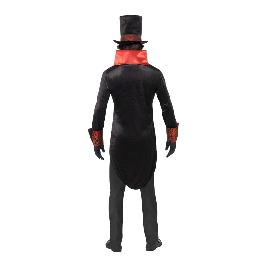 Déguisement Comte Dracula Rouge Et Noir 4 Déguisement Comte Dracula Rouge Et Noir – Image 2