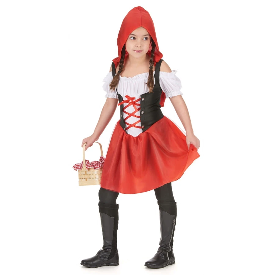 Déguisement Du Petit Chaperon Rouge Pour Fillette 4 Déguisement Du Petit Chaperon Rouge Pour Fillette – Image 2