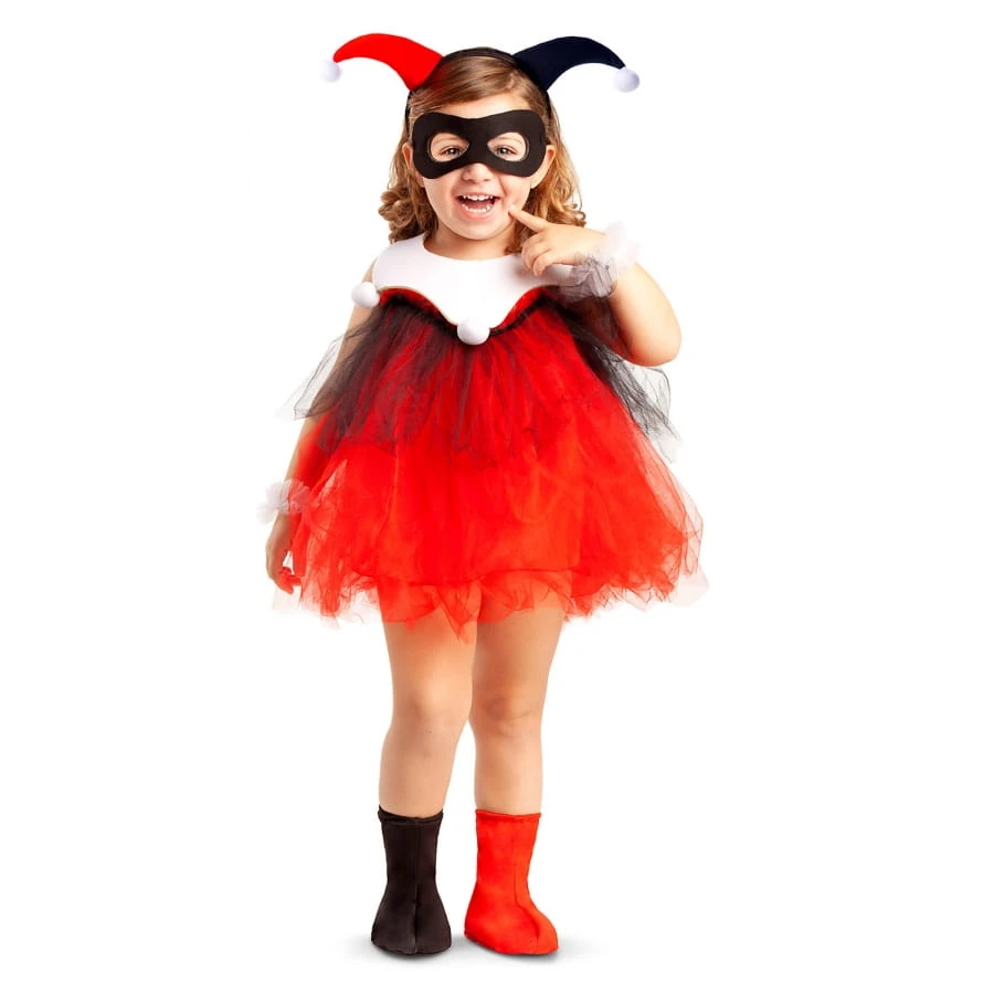 Déguisement En Tulle Rouge De Bébé Arlequine 3 Déguisement En Tulle Rouge De Bébé Arlequine