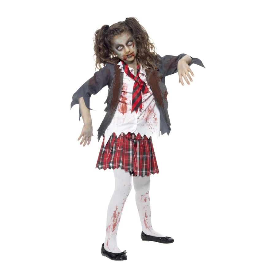 Déguisement étudiante Zombie, Pour Enfant 3 Déguisement étudiante Zombie, Pour Enfant