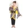 Déguisement Fleuri De Petite Japonaise Pour Enfant 1 Déguisement Fleuri De Petite Japonaise Pour Enfant -Boutique De Carnaval D'Halloween Deguisement fleuri de petite japonaise pour enfant