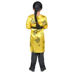 Déguisement Jaune De Petit Chinois Traditionnel 9 Déguisement Jaune De Petit Chinois Traditionnel -Boutique De Carnaval D'Halloween Deguisement jaune de petit chinois traditionnel 14797