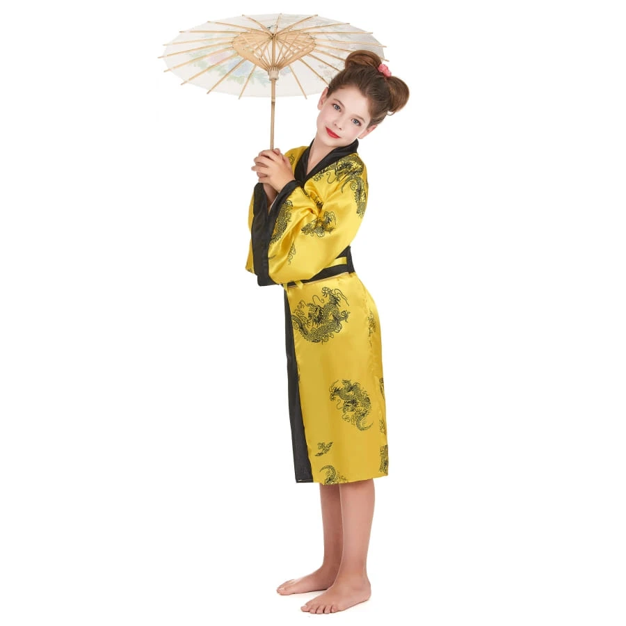 Déguisement Jaune De Petite Chinoise 5 Déguisement Jaune De Petite Chinoise – Image 3