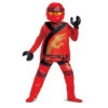 Déguisement Lego Kai Ninjago Enfant, Deluxe -Boutique De Carnaval D'Halloween Deguisement lego kai ninjago enfant deluxe
