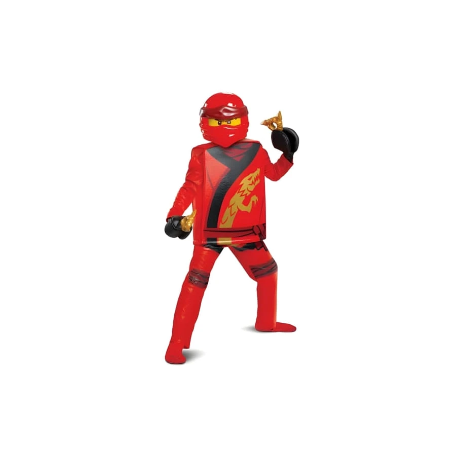 Déguisement Lego Kai Ninjago Enfant, Deluxe 4 Déguisement Lego Kai Ninjago Enfant, Deluxe – Image 2