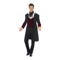 Déguisement Manteau Vampire Gothique 10 Déguisement Manteau Vampire Gothique -Boutique De Carnaval D'Halloween Deguisement manteau vampire gothique 1705