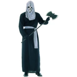 Déguisement Noir De La Faucheuse -Boutique De Carnaval D'Halloween Deguisement noir de la faucheuse 24203