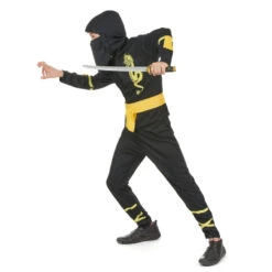 Déguisement Noir Et Jaune De Ninja Pour Garçon 10 Déguisement Noir Et Jaune De Ninja Pour Garçon -Boutique De Carnaval D'Halloween Deguisement noir et jaune de ninja pour garcon 14666