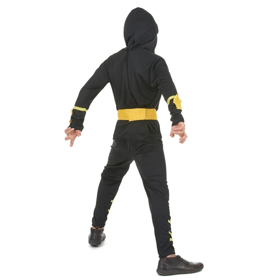 Déguisement Noir Et Jaune De Ninja Pour Garçon 6 Déguisement Noir Et Jaune De Ninja Pour Garçon – Image 4