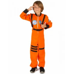 Déguisement Orange D'astronaute Pour Enfant