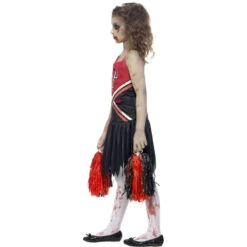 Déguisement Pompom Girl Zombie Enfant 7 Déguisement Pompom Girl Zombie Enfant -Boutique De Carnaval D'Halloween Deguisement pompom girl zombie enfant 2
