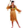 Déguisement Robe D'indienne Marron Pour Femme 2 Déguisement Robe D'indienne Marron Pour Femme -Boutique De Carnaval D'Halloween Deguisement robe d indienne marron pour femme
