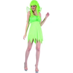 Déguisement Robe De Fée Verte Pour Femme -Boutique De Carnaval D'Halloween Deguisement robe de fee verte pour femme 27032