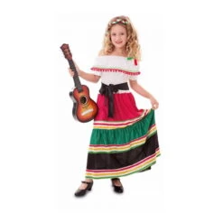 Déguisement Robe De Petite Mexicaine -Boutique De Carnaval D'Halloween Deguisement robe de petite mexicaine 1 24
