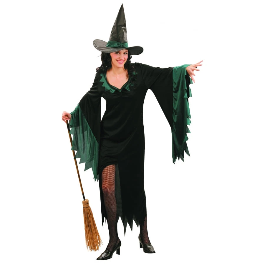 Déguisement Robe Sorcière Noire Et Verte 3 Déguisement Robe Sorcière Noire Et Verte