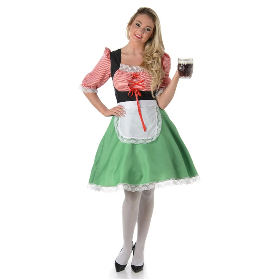 Déguisement Robe Verte De Bavaroise 6 Déguisement Robe Verte De Bavaroise – Image 4