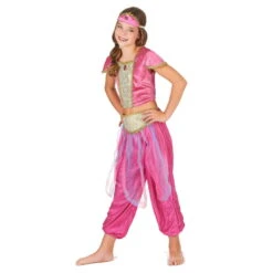 Déguisement Rose De Petite Danseuse Orientale 7 Déguisement Rose De Petite Danseuse Orientale -Boutique De Carnaval D'Halloween Deguisement rose de petite danseuse orientale 14701
