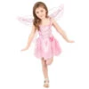 Déguisement Rose De Petite Fée Avec Voilage 2 Déguisement Rose De Petite Fée Avec Voilage -Boutique De Carnaval D'Halloween Deguisement rose de petite fee avec voilage