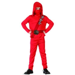 Déguisement Rouge De Ninja Pour Enfant