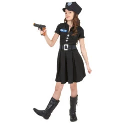 Déguisement Uniforme De Petite Policière -Boutique De Carnaval D'Halloween Deguisement uniforme de petite policiere 21429