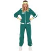 Déguisement Vert De Participant De Jeu Pour Femme
