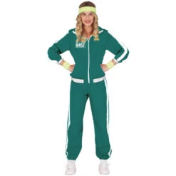 Déguisement Vert De Participant De Jeu Pour Femme